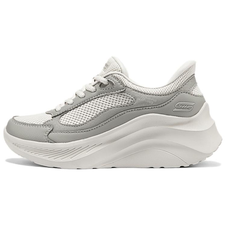 Skechers Slip-Ins Comfortable Versatile Supportive Rebound Casual Shoes Women sneakers Gray 117526-TPE 36