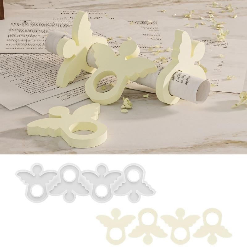 Reusable Silicone Angelic Wing Mould for Fragrances Diffuser Craft Home Decoration Handmade Gift Art Creation