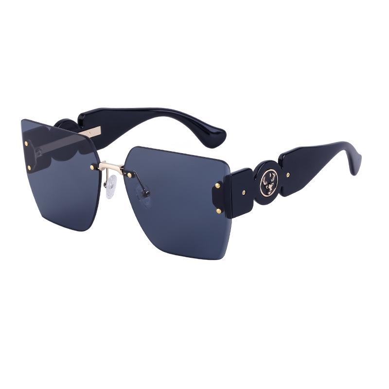 Box Sunglasses Women'S Tide Frameless Trimmed Sunglasses Women'S Sunglasses