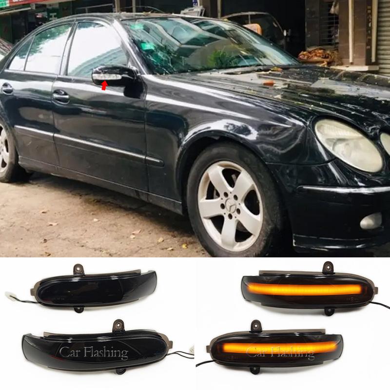 Car Flashing For Mercedes Benz E Class W211 S211 2002-2007 G Class W463 Side Mirror Lamp LED Dynamic Turn Signal Light