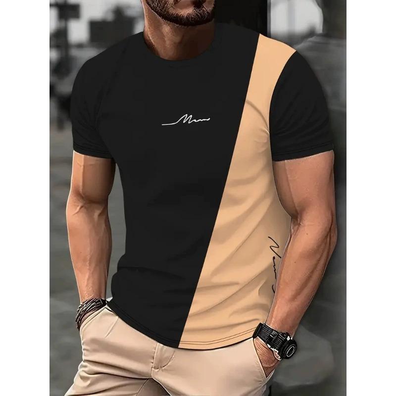 Line Logo Sports Digital 3D T-shirt Short Sleeved Tops