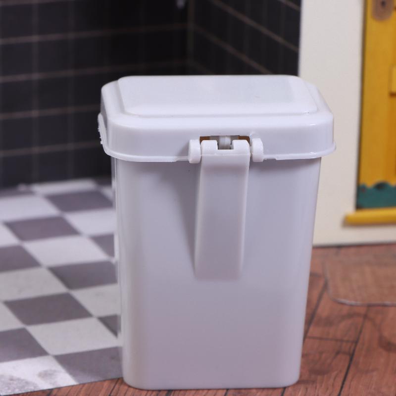 Doll House Mini Kitchenware Model Mini Classified Trash Can Shooting Scene Props