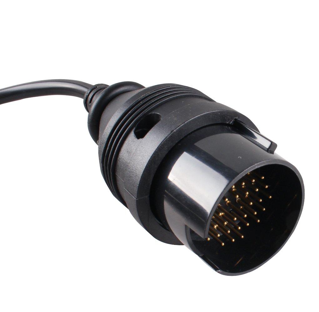 OBDII OBD2 38 Pin To 16 Pin Diagnostic Adapter Connector Cable for Mercedes Benz