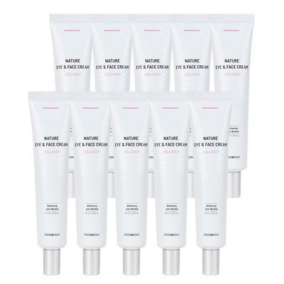(10 Pieces) Nature Collagen Eye and Face Eye Cream 40ml