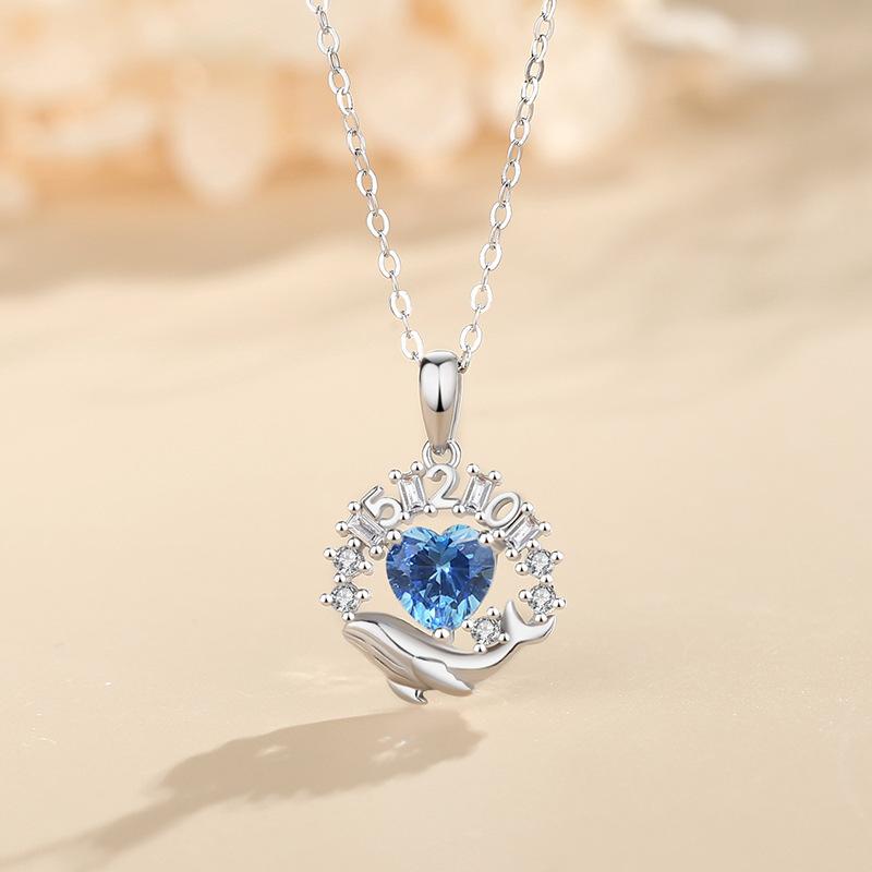 Tancise S925 Srebro Luksusowa osobowość Naszyjnik Klasyczny damski naszyjnik przypływu