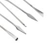 5-piece set of stainless steel knives, red card clay modeling tools, clay products, auxiliary gear knife type pottery tools
