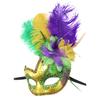 Mardi Gras Masquerade Masks Mardi Gras Party Masks Plastic Texture Festival Masks for Theme Parties and Festival Event