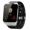 DZ09 Smartwatch with SIM card support for phone calls intelligent reminders Bluetooth and location tracking. Available in black with an English