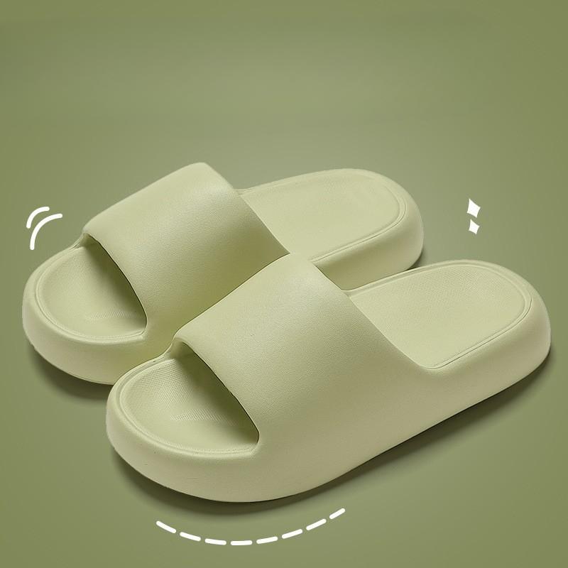 

Тапочки EVA Stepping on Shit Feeling Толстая подошва Нескользящие Дезодоранты Одежда для отдыха Для мужчин и женщин Пары Домашние сандалии и тапочки Студенты 36-37 зелёный