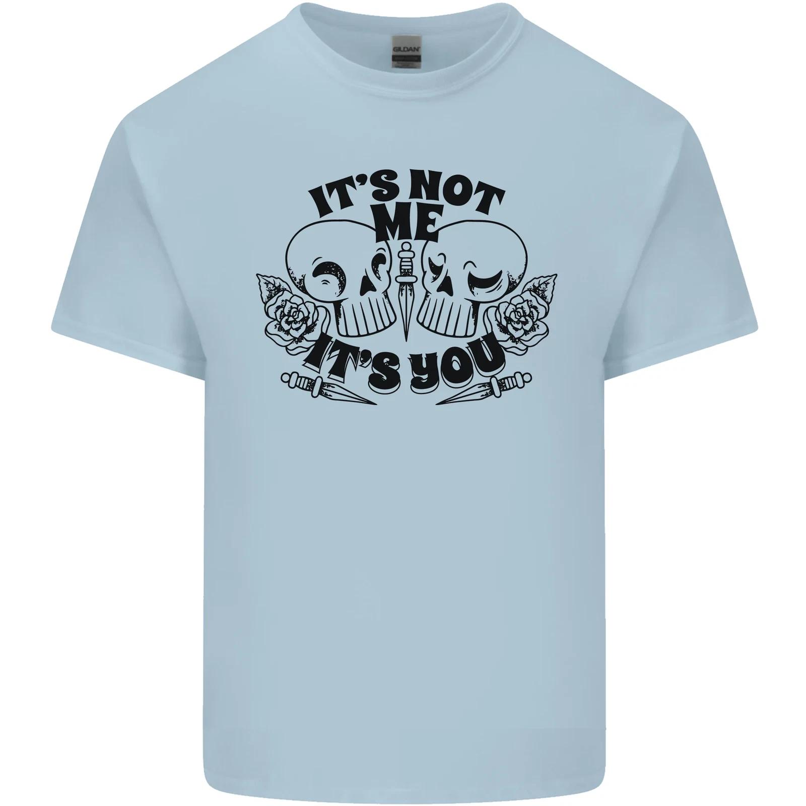 It s Not Me Anti Valentines Singles Day Skull Kids T-Shirt Childrens S