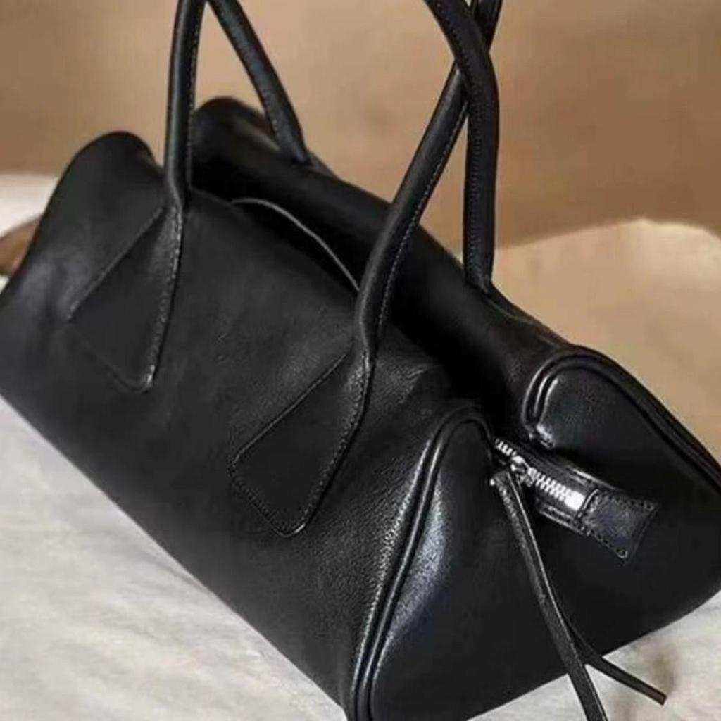 2024 Autumn/Winter Women's Retro Korean Underarm Baguette Handbag