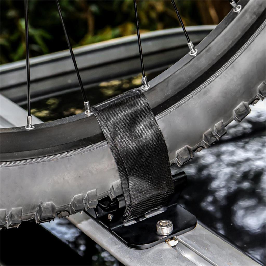 Bike Fork Mount, Car Roof Rack Carrier, Bicycle Rear Wheel Rack Bike Stand Accessories Aluminum Alloy Bicycle Front Fork Fixed Clip