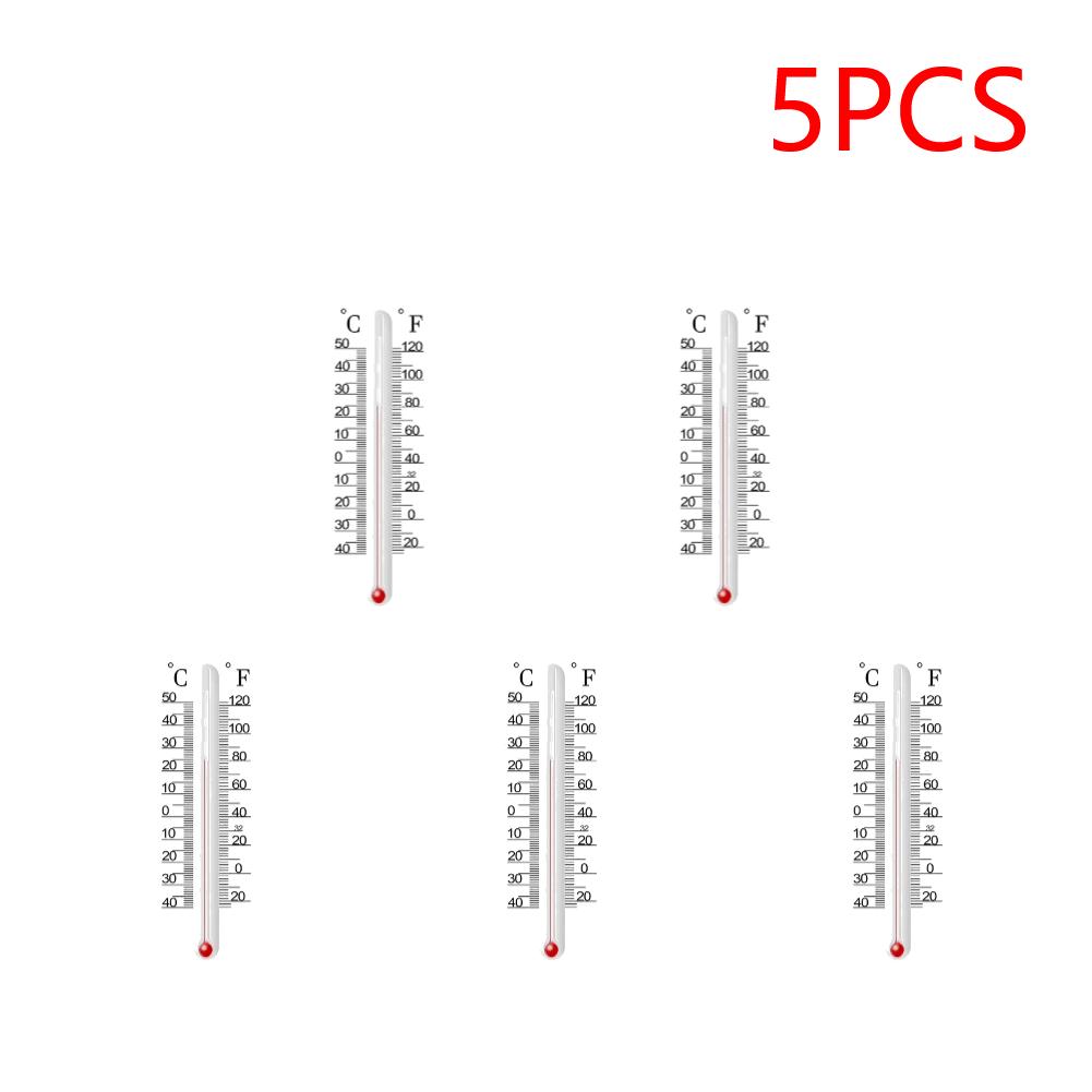2-10PCS Multifunctional Thermometer Wall Hanging Thermometer Meter Garage Small Valuables Key Storage Measurement Tool for Home