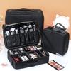 Travel Makeup Bag – Waterproof Cosmetic Case, Professional Storage for Beauty Brushes & Tools, Embroidery Portable Makeup Box