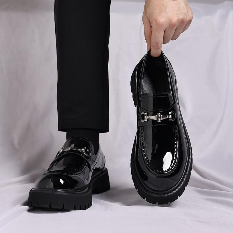 Mens Wide Fit Loafer Shoes Size