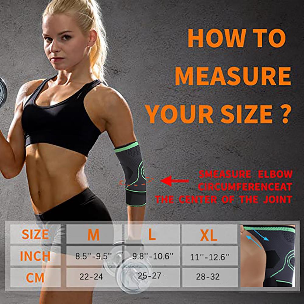 Sports Elbow Braces Compression Sleeve(1 Pc)  Relief Joint Wrist Pain Braces  ,Tennis & Golfers Elbow Protect,Weight Lifting