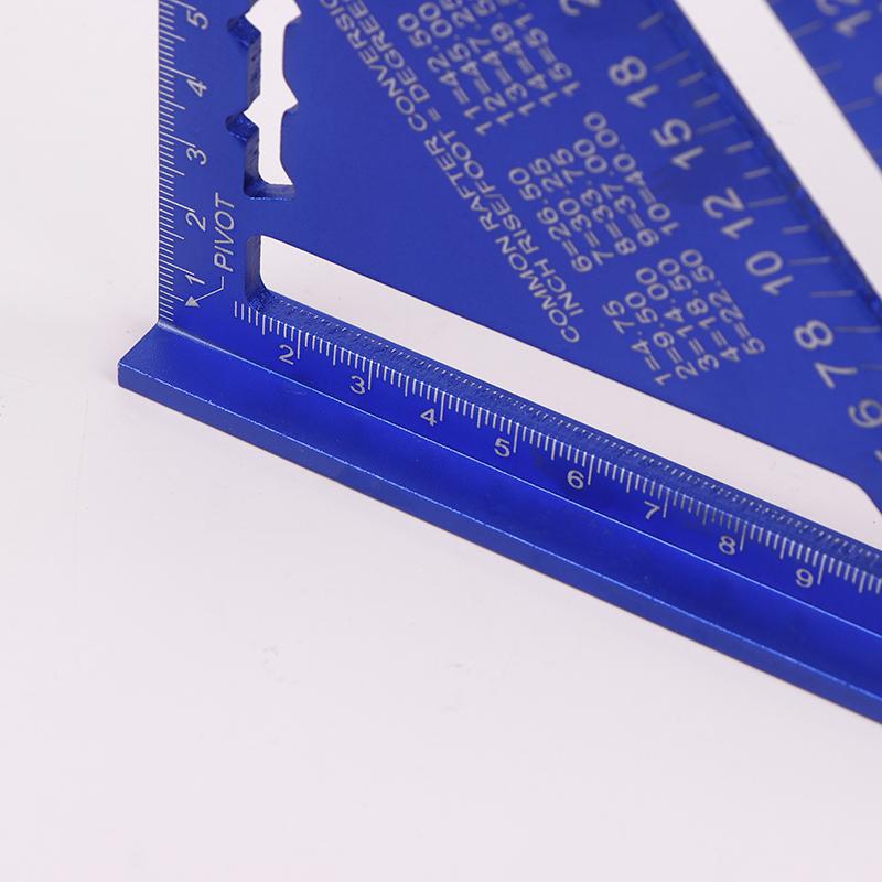 7-Inch Metric Woodworking Aluminum Alloy Triangle Gauges Right Angle Ruler Measuring Gauging Tools High Precision Marker Ruler