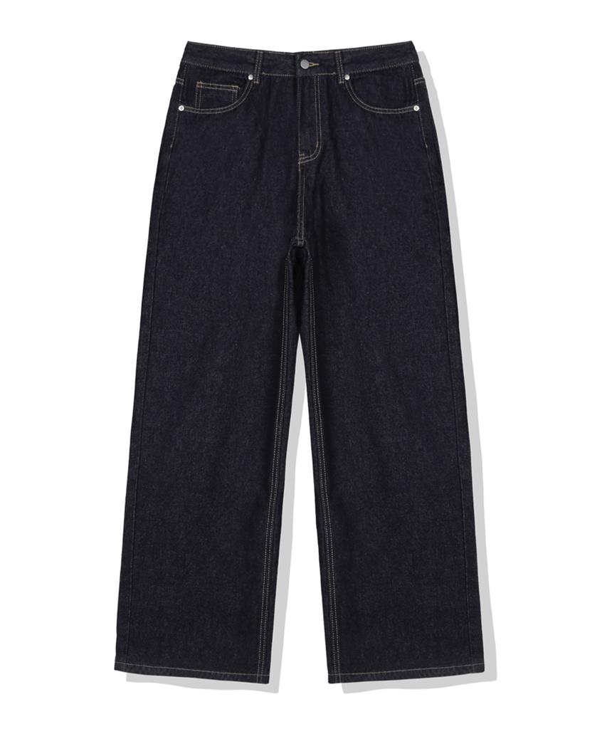 ULIFEZIP Basic Denim Standard Wide Pants 5 Colors [Ulzd_0001] (A Type)