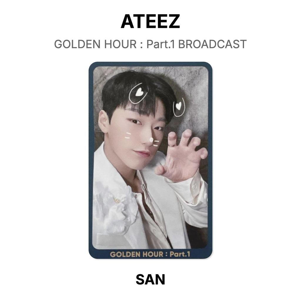 ATEEZ GOLDEN HOUR : Part.1 BROADCAST Official Photocard