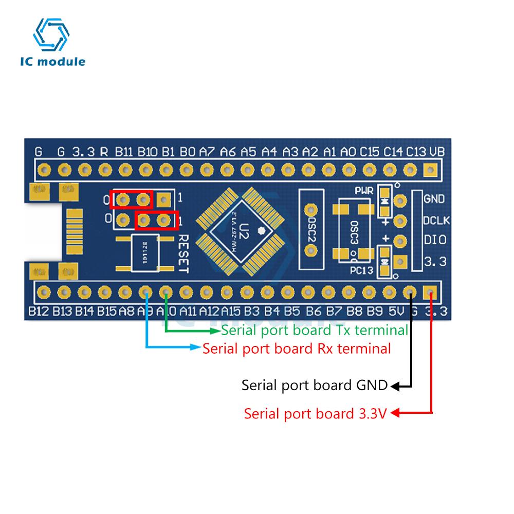 STM32F103C8T6 STM32 Minimum System Development Board Learning Core Board With Type C Port