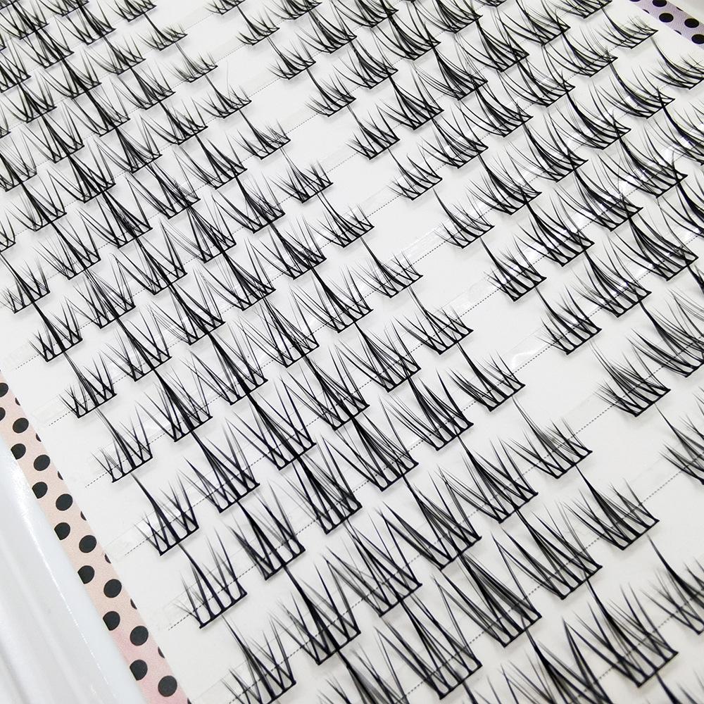 High-Capacity Natural Lazy Sunflower Segmented Cluster Self-Grafting False Eyelashes