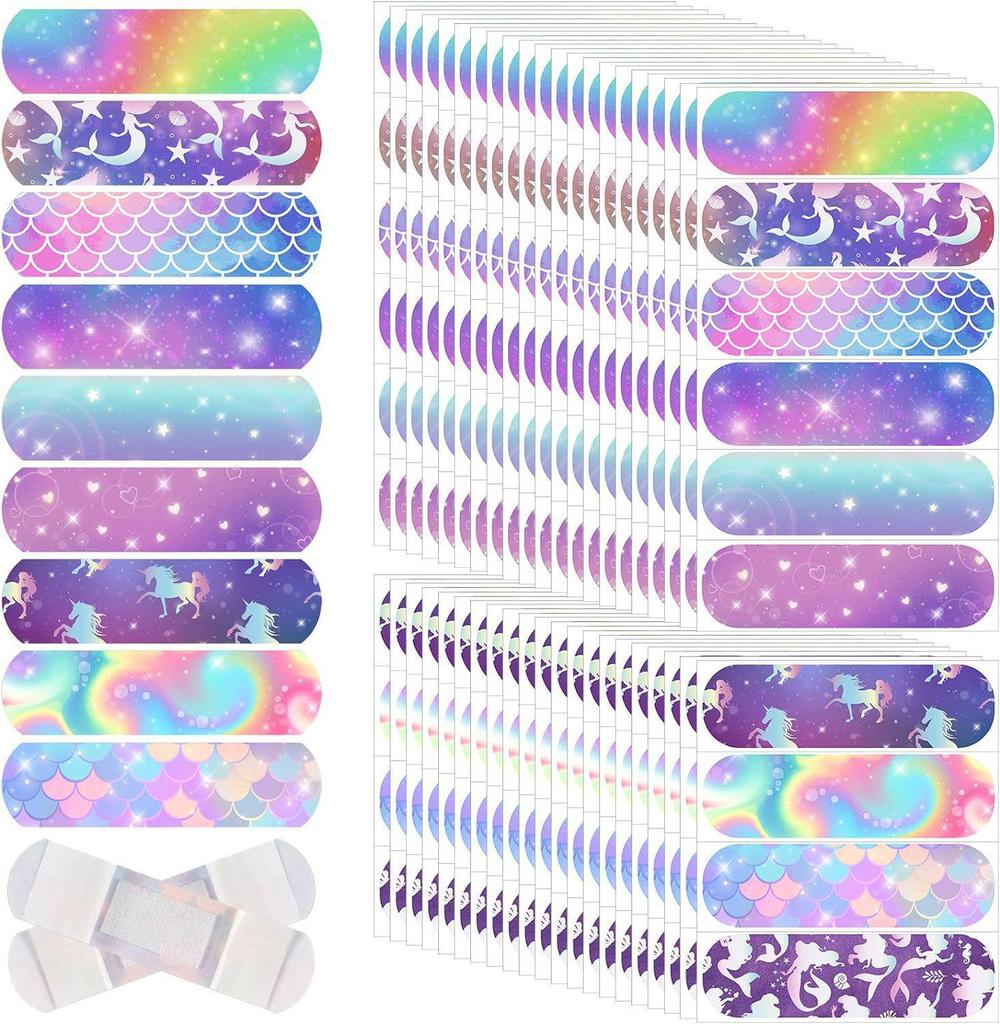 Cartoon Waterproof Hemostatic Band-Aids for Kids - Transparent, Cross-Border Export