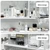Wandmontierter Spiegelschrank: Badezimmerwaschtisch & Kosmetikorganizer