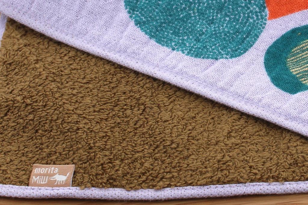 Kusunokibashi Monori morita MiW Fluffy Animal 25x25cm Handkerchief, Owl, Purple, A-65589-86-PAP,