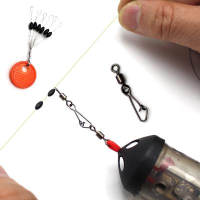 Carp Fishing Accessories Feeder Link Swivel Stop Beads  Anti-tangle Sleeve Stops for Running Lead Feeder Rigs Tackle