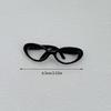 Mini Oval Sunglasses  Clear Plastic Glasses For Mini Plush Cotton Dolls Idol Doll Sunglasses Accessories