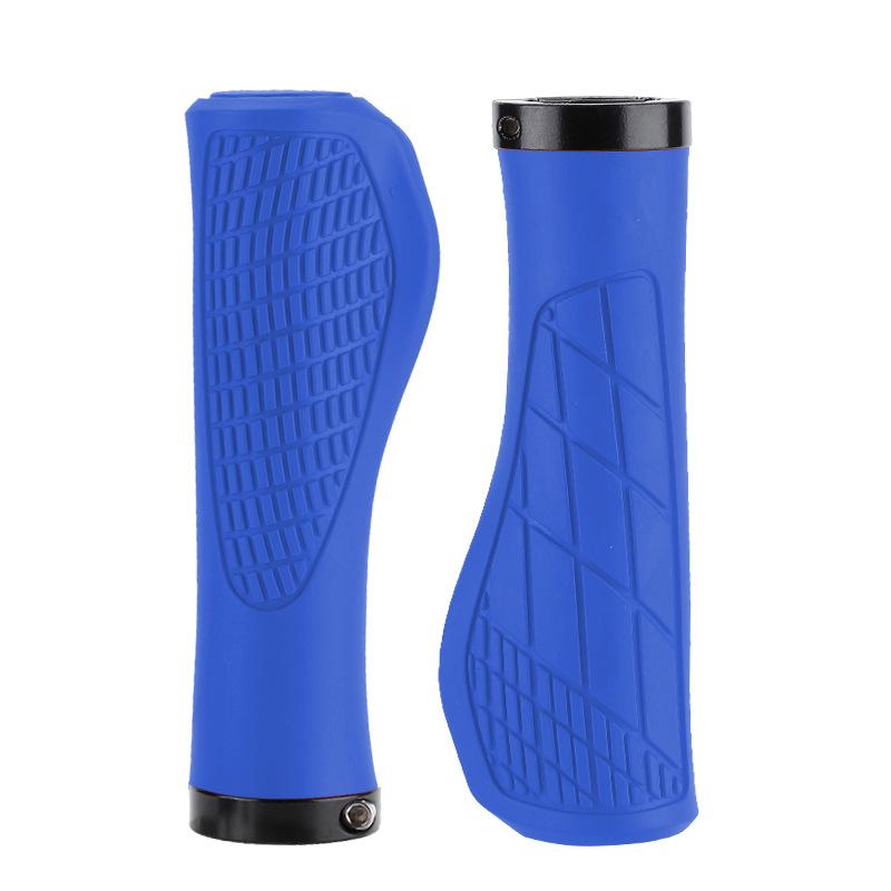 2PCS Non-slip Mountain Bike Handlebar Grip Soft Rubber MTB Grips Anti-skid Comfortable Lockable Bicycle Grips Bike Parts