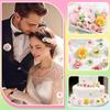 Mix Rose Artificial Flowers Heads Silk Fake Flowers for Home Room Decor Garden Wedding Decoration Wreath Garlands Gift Accessory