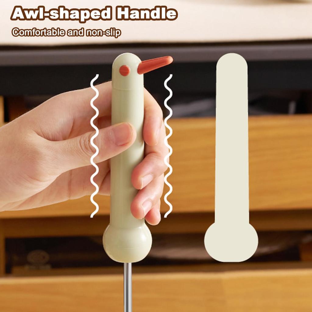 Egg Whisk Stainless Steel Whisk Cream Stirrer Semi Automatic For Baking Cooking Cake Food Kitchen Beater Blending Whisking