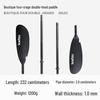 KOETSU Surf Paddleboard Dual-Use Aluminum Paddle: Single/Double Head Kayak & Paddleboard Paddle