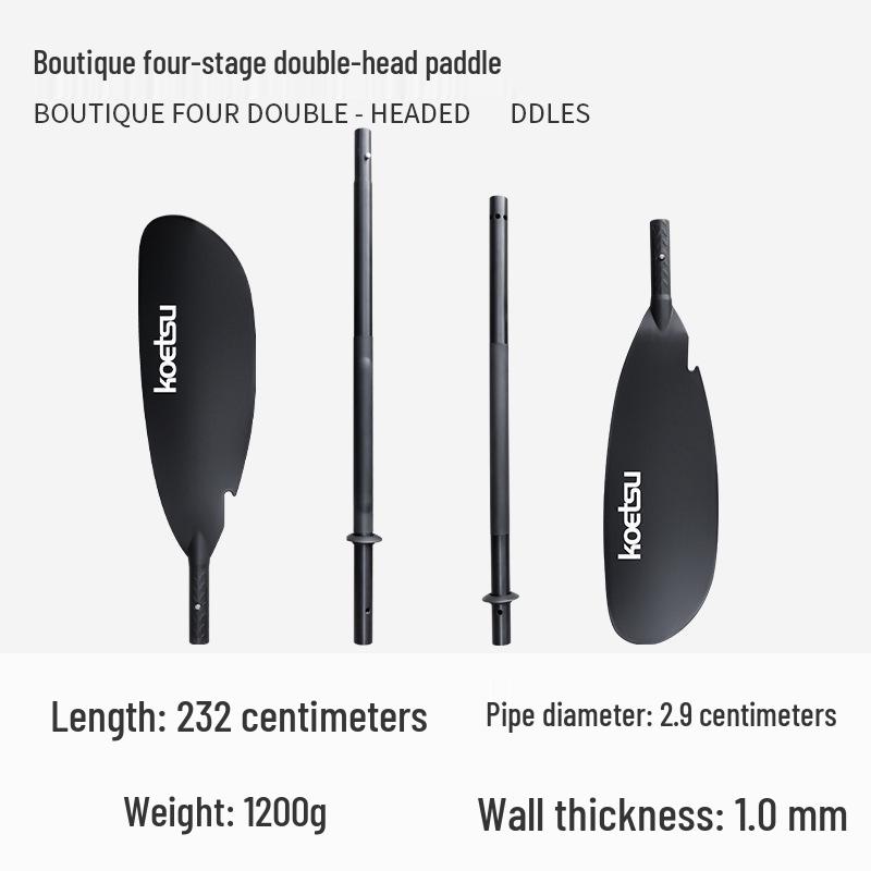 KOETSU Surf Paddleboard Dual-Use Aluminum Paddle: Single/Double Head Kayak & Paddleboard Paddle