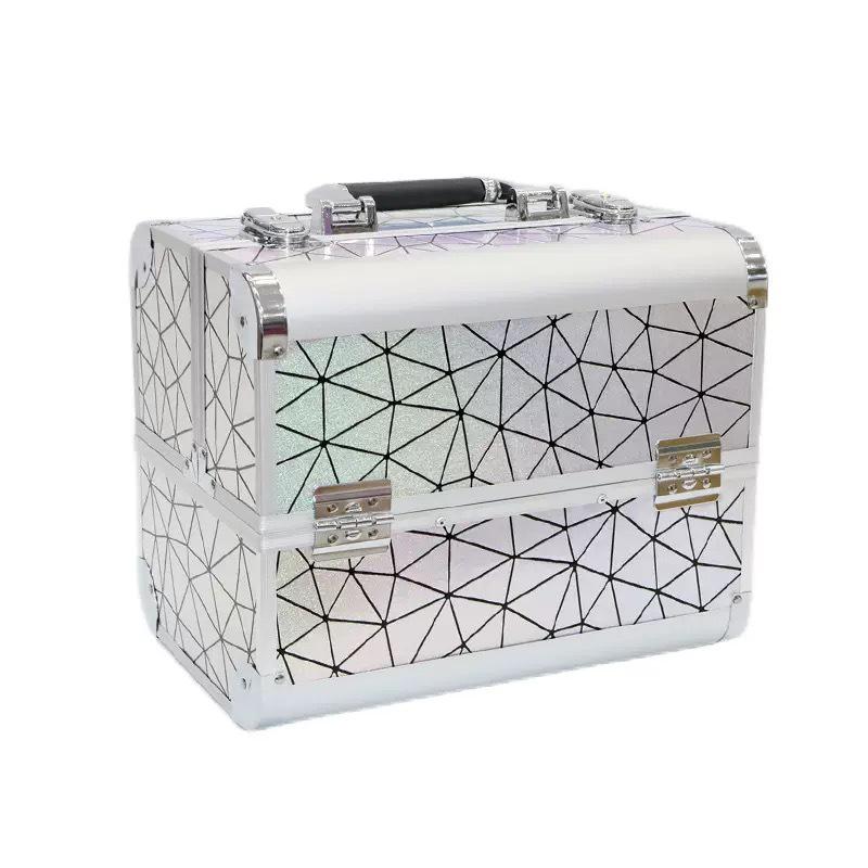 2-in-1 Professional Makeup & Nail Art Storage Case for On-Site Service