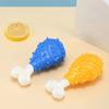 Pet Toys, Medium and Large Solid Rubber Chicken Thigh Grinding Toys, Golden Retriever Corgi Gnawing Teeth Cleaning Dog Products