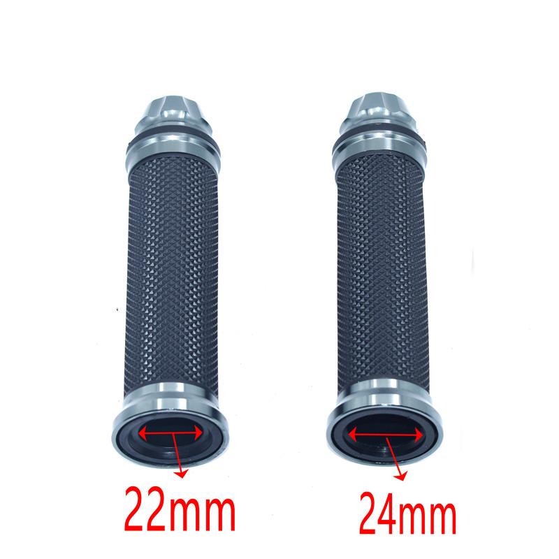 22/24MM Motorcycle grips hand rubber pedal biker scooter handlebar grips modified handlebar throttle turn Grip Settle Grips Throttles 2