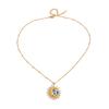 Beautiful Handcraft Shell Pendant Necklace With Sun Symbol And Crystals Desogns