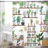 Fabric Bathroom Curtain Colorful Bohemian Boho Floral Print Beautiful Bright Shower Curtain For Bathroom Decoration