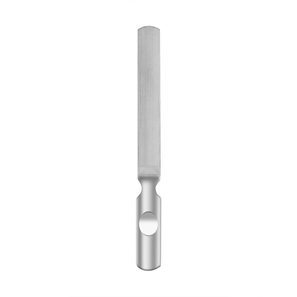 4 Pieces Stainless Steel Nail File Nail Cutter Cuticle Nail Pusher and Trimmer Nail Cuticle Fork With Comfortable Grip