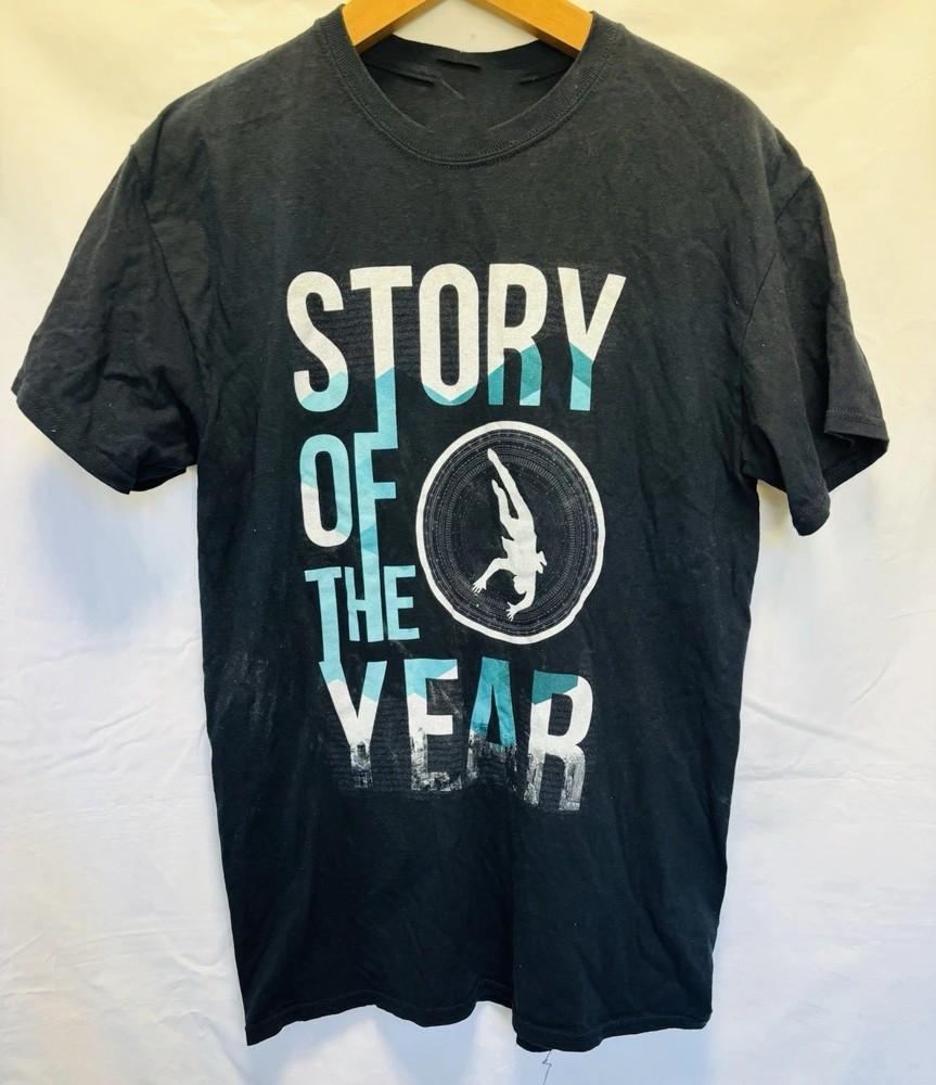 

STORY OF THE YEAR Black Cotton T Shirt Gift For Fan KK1904 Unisex T-Shirt XXXXL