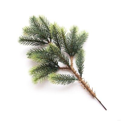 Weihnachten Künstliche Blätter Simulation Kiefernzweig für DIY Blumenarrangement Heimdekoration Simulierte Blätter X3UC