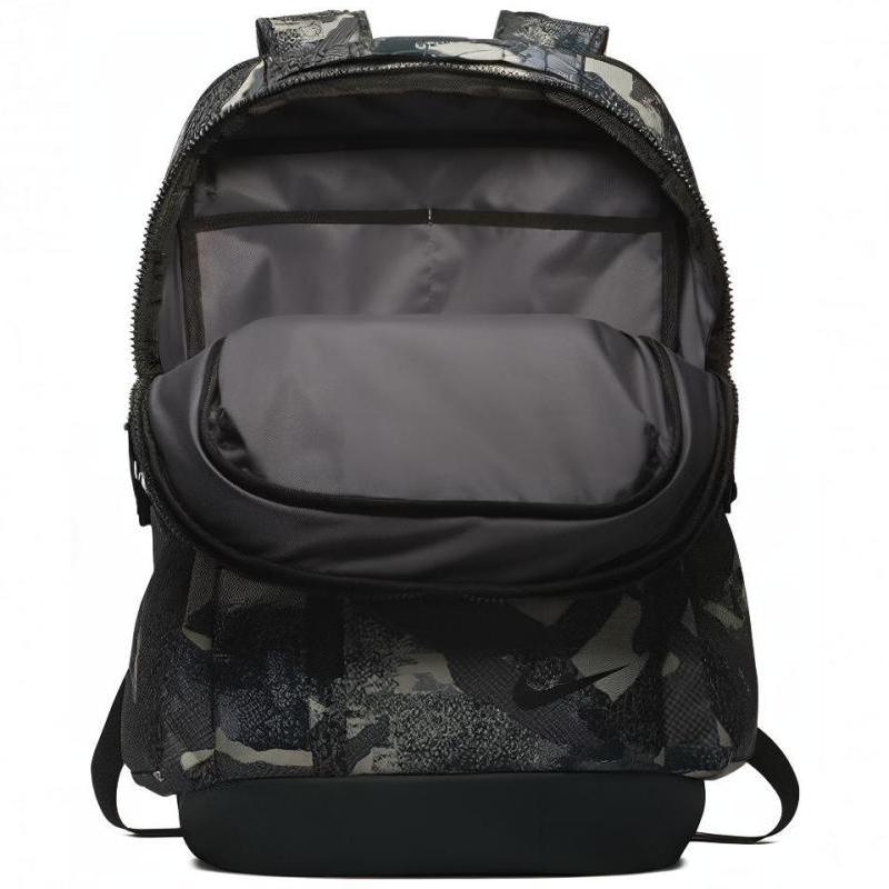 Nike Polyester Backpack Unisex Army Green Camouflage Casual BA5989-346