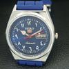 VINTAGE SEIKO 5 AUTOMATIC 6309A REFURBISHED JAPAN MENS BLUE DIAL WATCH a442617-1