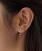 Tatiana (Silver 925) Falling Star Ear Jacket Earrings Ec3037