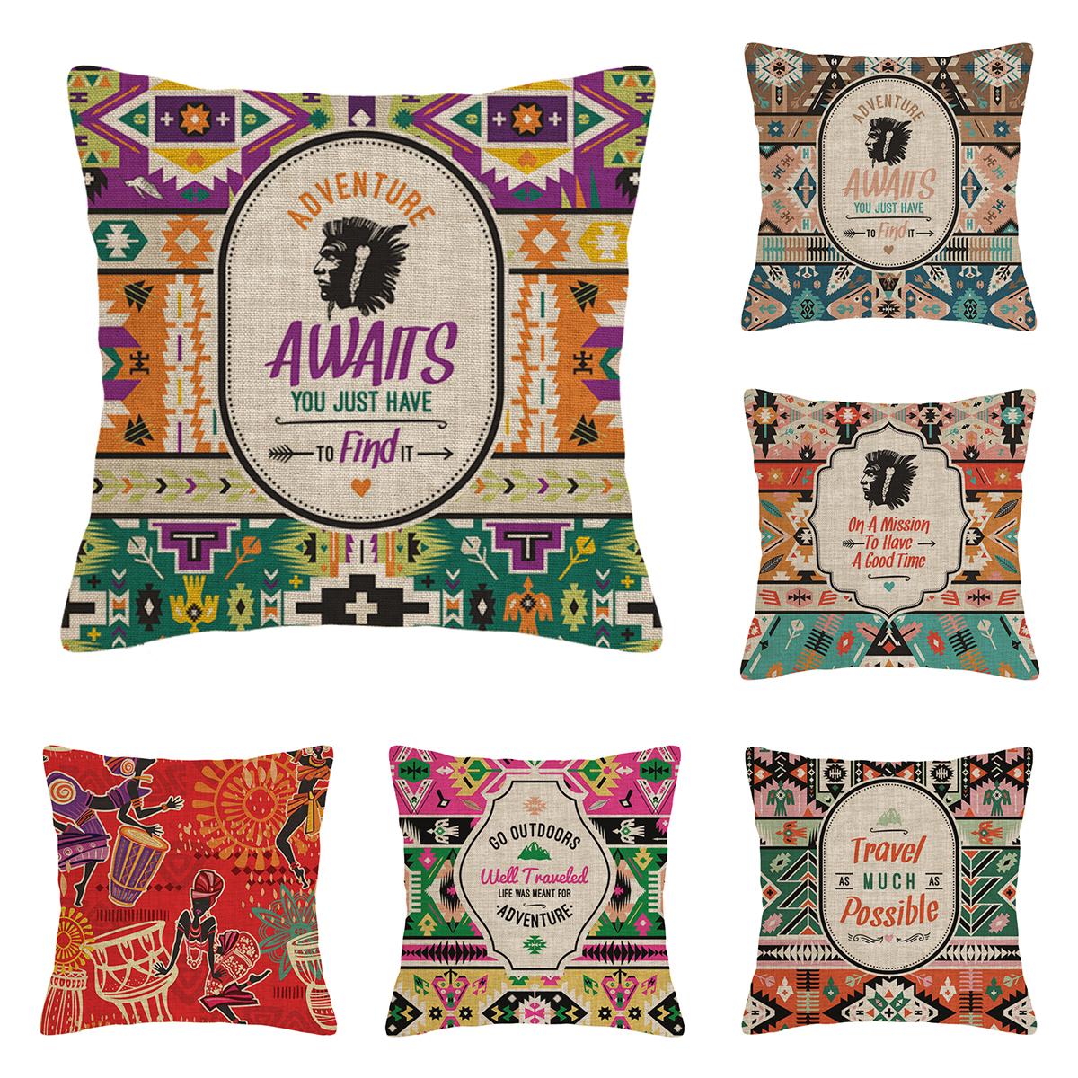 Tonnika Chen Unisex Home Living Room Modern Decoration Cushion Decoration Pillow Cover 45*45 40X40cm 60X60cm 45X45cm Persian Pattern 50X50cm Boho