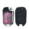 KEYYOU New For Toyota Tacoma HIGHLANDER SEQUOIA Sienna Tundra Replacement Remote Car Key Shell Modified Flip Key TOY43 Case
