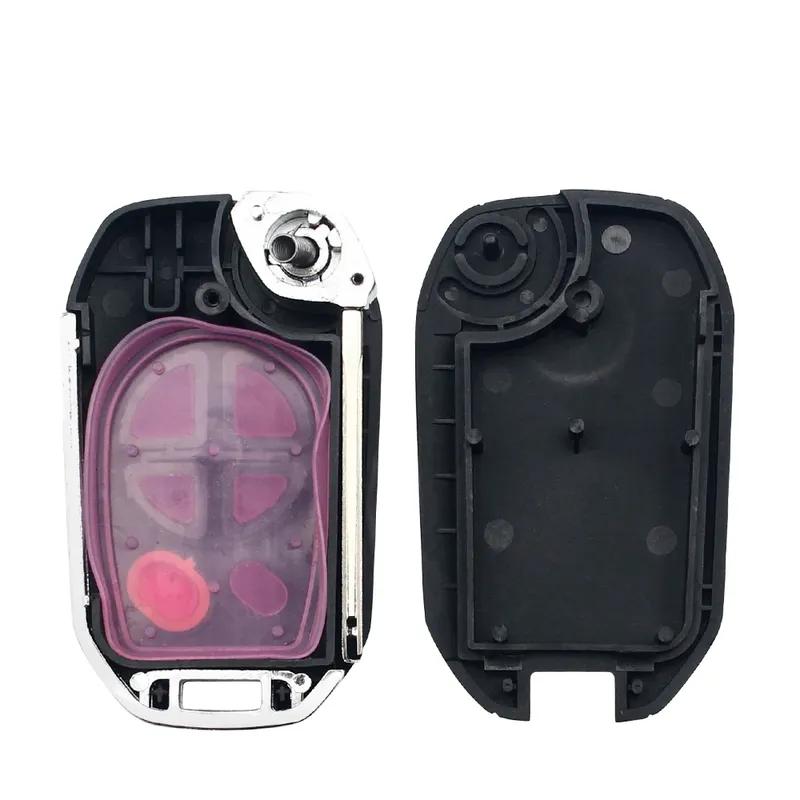 KEYYOU New For Toyota Tacoma HIGHLANDER SEQUOIA Sienna Tundra Replacement Remote Car Key Shell Modified Flip Key TOY43 Case