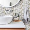 PVC Marble Tile Sticker Kitchen Bathroom Waterproof Oil-proof Self-adhesive Wall Sticker Home Creative Decoration Sticker